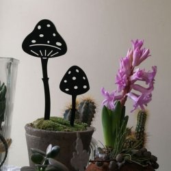 Metal svamp stor spyd