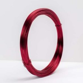 Aluminiums-tr�d 1 mm M�rker�d 10 meter.