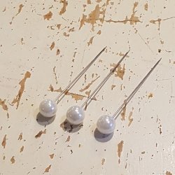 Perlen�l Hvid 15x75 10 stk.