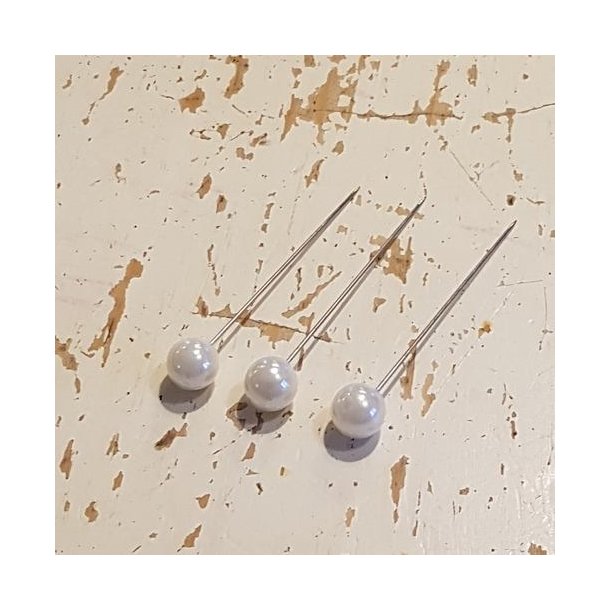 Perlen�l Hvid 15x75 10 stk.