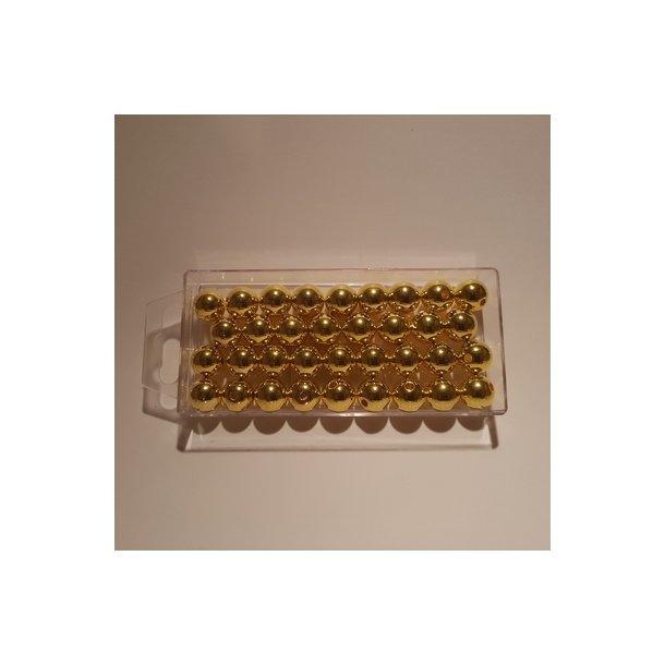 Perler 14 mm metallic Guld