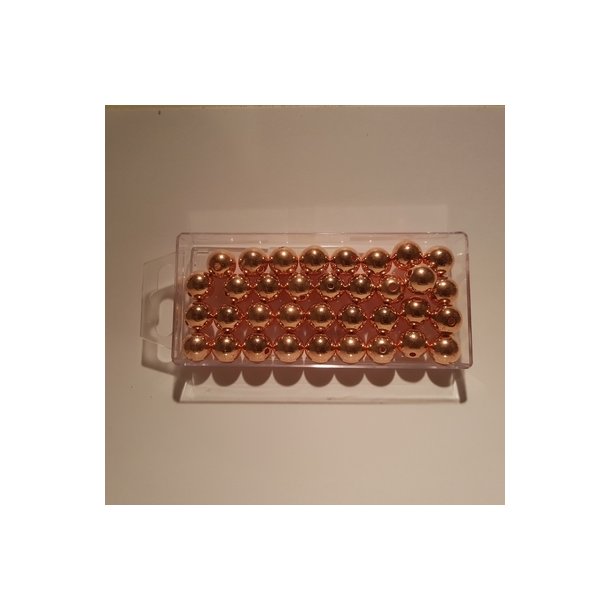 Perler 14 mm metallic Kobber 