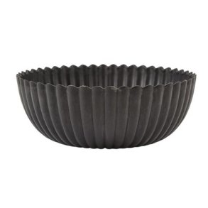 Polyrust plantesk�l Antik/gr� look 15 cm