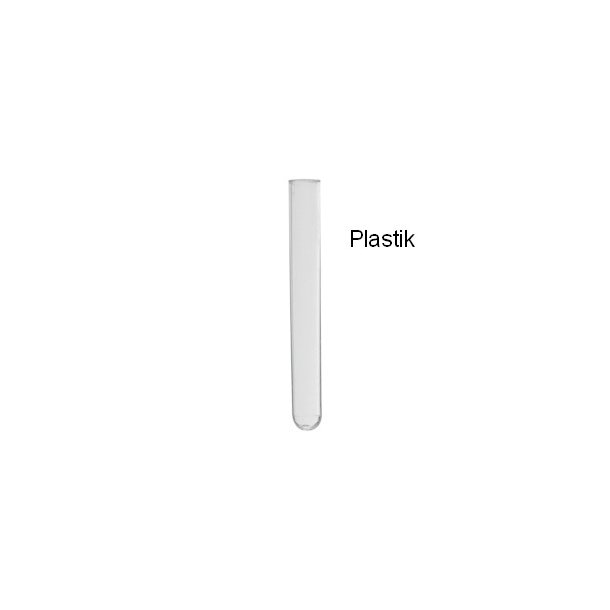 Reagensglas 12x75 uden krave m�lkehvid PLASTIK