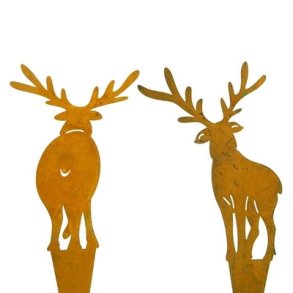 Metal rensdyr spyd rust s�t