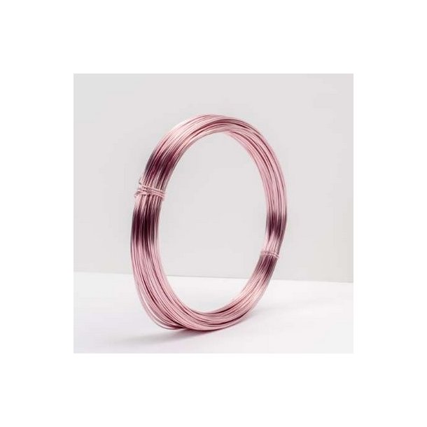Aluminiums-tr�d 1 mm Rosa 60 meter.