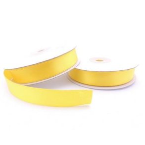 Satinb�nd 15mm gul