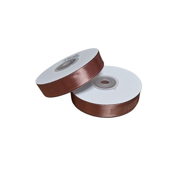 Satinb�nd 15mm gammel rosa