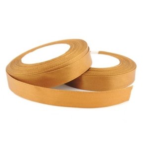 Satinb�nd 15mm m�rk karry