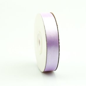 Satinb�nd 15mm lys lilla pr rulle