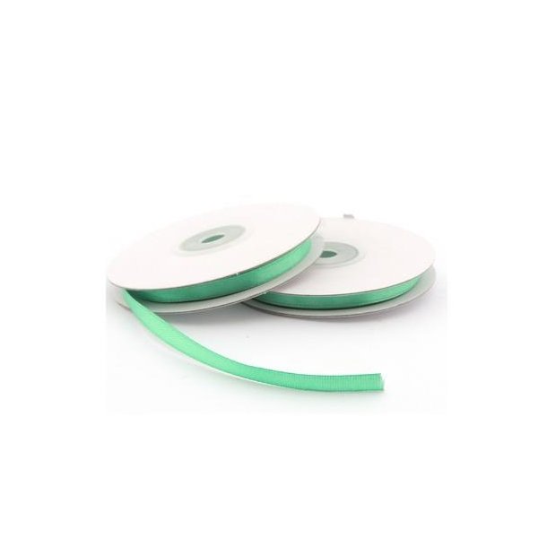 Satinb�nd 7 mm gr�n