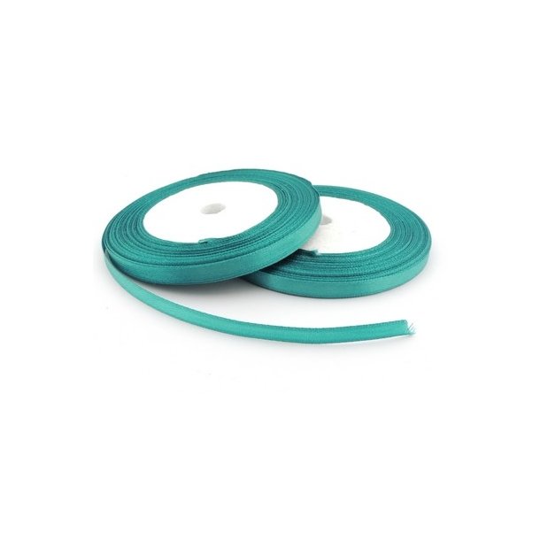 Satinb�nd 7 mm gr�n
