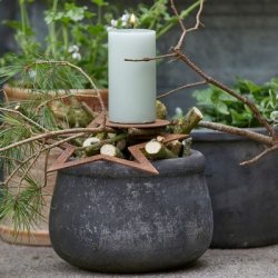 Stjerne Vega 10x10 rust