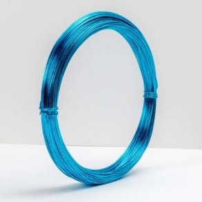 Aluminiums-tr�d 1 mm Turkis 60 meter.