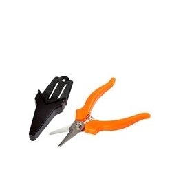 Saks orange med etui.