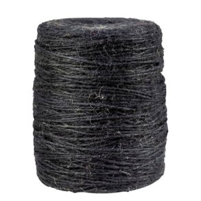 Jutegarn 4 tr�d sort 10 meter