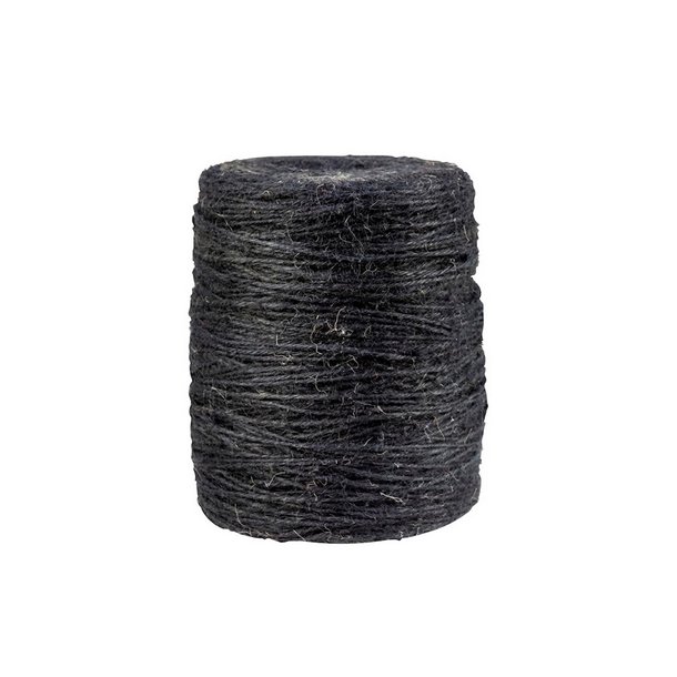 Jutegarn 4 tr�d sort 10 meter