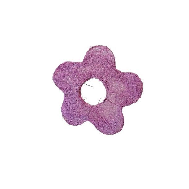 Buketholder blomst lilla 20 cm